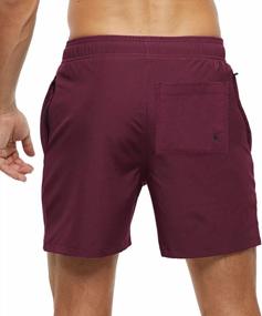 img 2 attached to Get Beach-Ready With Yuyangdpb Men'S Quick Dry Swim Trunks - 5 Inch Shorts