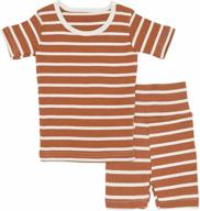 cute toddler snug-fit cotton pajama set for boys and girls: sizes 6m-7t, by avauma sleepwear logo