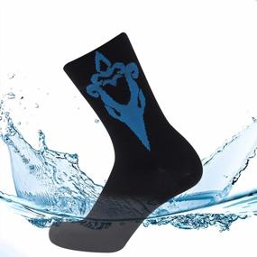 img 4 attached to Stay Dry And Comfortable With SuMade Merino Wool Waterproof Socks For Hiking, Cycling, And Wading