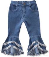 sitmptol fashion ruffled bottoms outfits apparel & accessories baby girls best: clothing logo