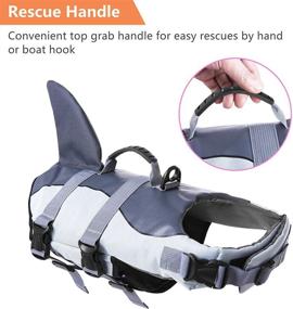 img 1 attached to 🐶 ASENKU Dog Life Jacket: The Ultimate Safety Vest for Swimming and Boating