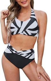 img 4 attached to Yanekop Womens Bikini Swimwear Swimsuit Women's Clothing at Swimsuits & Cover Ups