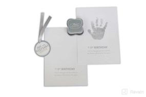 img 3 attached to The Grandparent Gift Baby's First Birthday Keepsake Kit: Capture Precious Moments with Farmhouse Style Frame in Grey