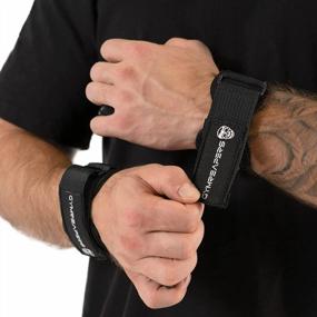img 2 attached to Weight Lifting Grips (Pair) For Heavy Powerlifting, Deadlifts, Rows, Pull Ups, With Neoprene Padded Wrist Wraps Support And Strong Rubber Gloves Or Straps For Bodybuilding