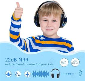 img 3 attached to Kids Ear Protection 3 Pack - Hearing Safety Muffs For Children Sensory Issues, Adjustable Noise Reduction Earmuffs For Concerts, Fireworks, Air Shows (RAP&Unicorn&Skull)