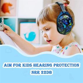 img 2 attached to Kids Ear Protection 3 Pack - Hearing Safety Muffs For Children Sensory Issues, Adjustable Noise Reduction Earmuffs For Concerts, Fireworks, Air Shows (RAP&Unicorn&Skull)