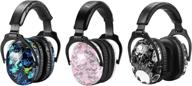 kids ear protection 3 pack - hearing safety muffs for children sensory issues, adjustable noise reduction earmuffs for concerts, fireworks, air shows (rap&unicorn&skull) logo