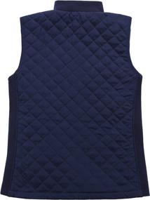 img 3 attached to Bienzoe Casual Quilted Sleeveless Stretch Women's Clothing in Coats, Jackets & Vests