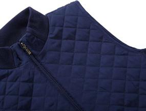 img 1 attached to Bienzoe Casual Quilted Sleeveless Stretch Women's Clothing in Coats, Jackets & Vests