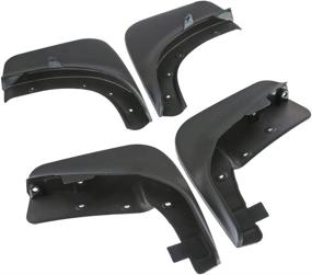 img 1 attached to A-Premium Volkswagen Touareg 2011-2016 Front & 🚘 Rear Mud Flaps - Premium Quality Mudguards 4-Pcs Kit