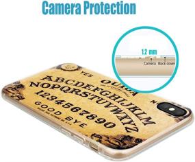 img 2 attached to Protect Your IPhone Xs Max In Style With ChiChiC'S Cute And Shockproof TPU Case With Yellow Ouija Board Design