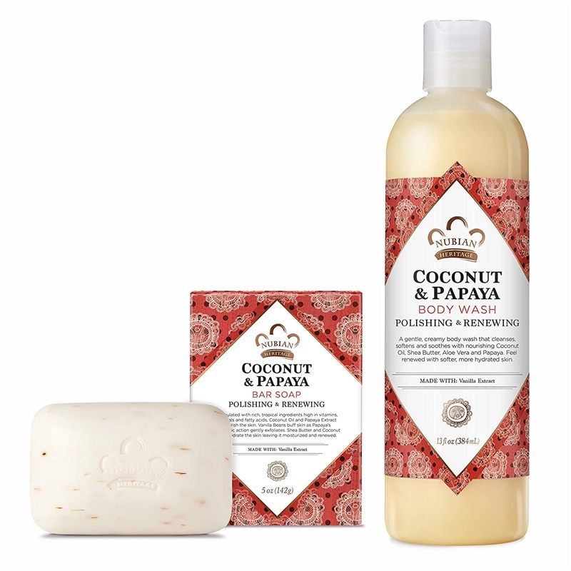 nubian heritage skincare coconut cleanser 로고