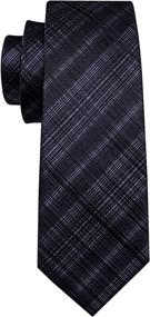 img 1 attached to 👔 Stylish Business Men's Accessories: Barry Wang Neckties, Handkerchief Cufflinks, and More!