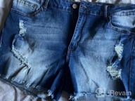 img 1 attached to Get The Perfect Summer Look With Tulucky'S Ripped Stretchy Denim Shorts For Women review by David Mcdonald