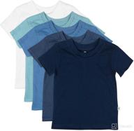 premium quality honestbaby organic cotton short sleeve t-shirt multi-packs: ultimate comfort for your little one логотип