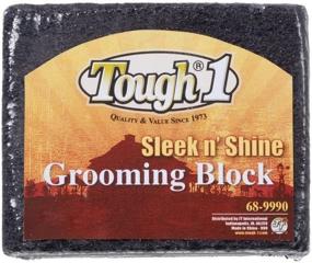 img 1 attached to 🐴 Tough-1 Sleek n' Shine Horse Grooming Block: The Ultimate Solution by JT