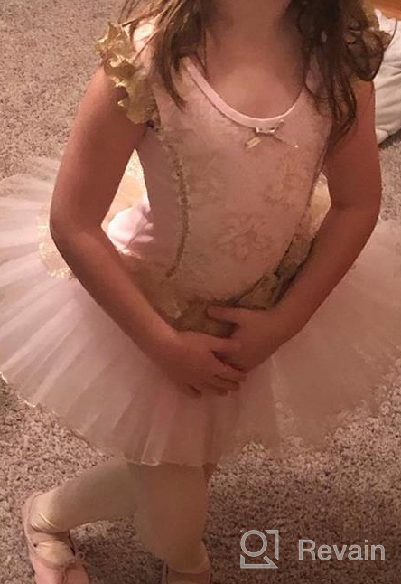 img 1 attached to BAOHULU Ballet Dance Leotards with Skirted 🩰 Tutu for Girls, Princess Dress for Ages 3-8 Years review by Monica Kittling