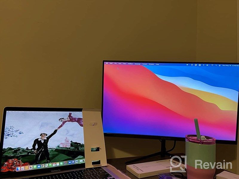 img 1 attached to 🖥️ HTNZIRL 23 8 Inch Computer Monitor Widescreen Review: Features Built-in Speaker, HTNZIRL-XSQ-1, HDMI Compatibility review by Taaztmara Park