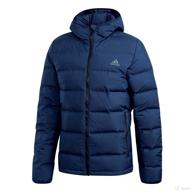 adidas men's down jacket логотип