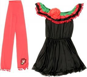 img 1 attached to Получите удовольствие от нашего пряного костюма танцовщицы сальсы Senorita на Хэллоуин для женщин!
