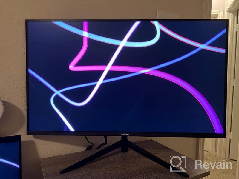 img 1 attached to 🖥️ InnoView Gaming Display 27" Ultra Thin Monitor, 1920X1080P, Tilt Adjustment, Built-In Speakers, Frameless Design, Wall Mountable - INVPM701 review by Mike Hare