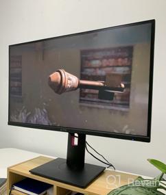 img 7 attached to 🖥️ KTC Computer Vertical FreeSync Adjustable 27": 2560X1440P, 165Hz, Flicker-Free, Frameless, Ultrawide Screen - Explore the Crystal-Clear HD Visuals with Blue Light Filter