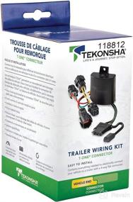 img 1 attached to Enhanced Vehicle Compatibility: Tekonsha T-One® T-Connector Harness for Select Hyundai Tucson Models - 4-Way Flat