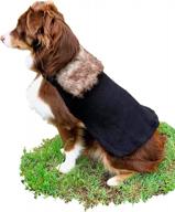 уютный зимний костюм собаки лорда с меховым плащом на хэллоуин | размер средний | comfycamper логотип