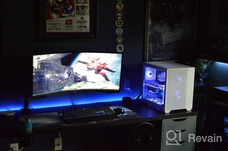 img 1 attached to Samsung Odyssey 27" Curved Gaming Monitor with FreeSync, QHD 2560x1440P Display and Adaptive Sync Technology review by Logan Hernandez