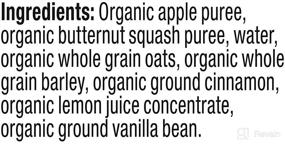 img 1 attached to Plum Organics Baby Food Pouch, Stage 2, Apple Butternut Squash Granola, 3.5 oz, 6 Pack, Fresh Organic Food Squeeze, For Babies, Kids, Toddlers