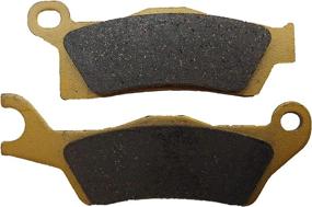 img 2 attached to 🛵 2013-2022 Can-Am Outlander Ceramic Brake Pad Set for Front & Rear - 450, 500, 570, 650, 850, 1000