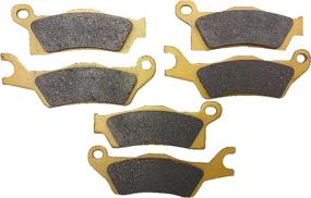 img 3 attached to 🛵 2013-2022 Can-Am Outlander Ceramic Brake Pad Set for Front & Rear - 450, 500, 570, 650, 850, 1000