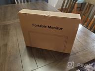 img 1 attached to 🚀 AZMIOR 17.3'' Portable Monitor with VESA Mount for Travel - 1080P Resolution review by James Pial