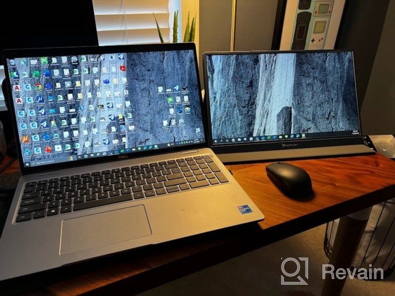 img 1 attached to MAGICRAVEN Portable Monitor with Built-In Speakers, 1920X1080P, 60Hz, Wall Mountable - M1501 review by Robert Chouinard