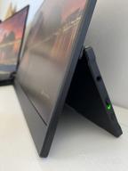 img 1 attached to Cocopar Upgraded Portable Monitor FreeSync Kickstand 15.6", 1920X1080P, 60Hz, Anti-Glare Coating, Flicker-Free, Frameless, Y156FH7R, HDMI review by David Samuelson