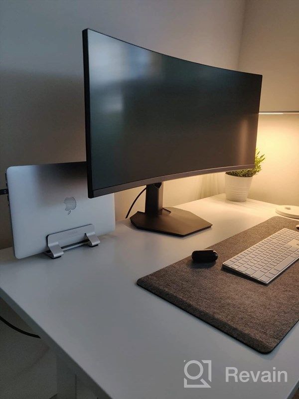 img 1 attached to 🖥️ Dell 34" Curved Monitor with 3440X1440 Resolution, Anti-Glare Screen, Tilt Adjustment, and Flicker-Free Technology review by Jayaprakash Kapelkin