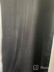 img 8 attached to H.VERSAILTEX Thermal Insulated Blackout Room Darkening Curtains - Burnt Ochre, 52X84 Inches (Set Of 2) For Nursery/Baby Care