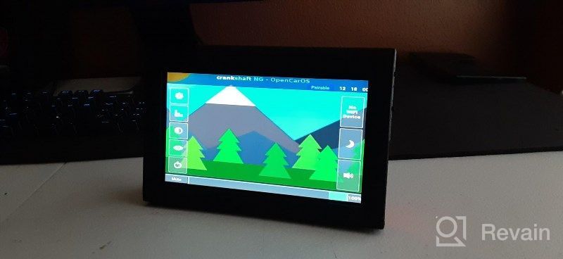 img 1 attached to UCTRONICS Raspberry 1024×600 Capacitive Touchscreen 7", Portable, HDMI, HD review by Chad Nedumaran