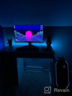 img 1 attached to AOC C27G1 Frameless DisplayPort Adjustable 1920X1080P: Enhance Gaming Experience with 🖥️ 144Hz Refresh Rate, Height Adjustment, Blue Light Filter, Flicker-Free Technology, Wall-Mountable HD Monitor review by Juan Bednarz