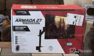 img 1 attached to 🖥️ HYPERX ARMADA 27 - 1440p, 165Hz, 1ms, All-In-One Package: Including Desk Mount - HyperX Armada 27 HD review by George Ward