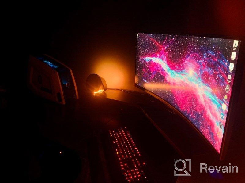 img 1 attached to Nixeus Ultrawide FreeSync Certified NX EDG34S 3440x1440P Curved Screen Monitor with Tilt Adjustment, Flicker-Free Technology, Anti-Glare Coating - NX-EDG34S review by Terry Pavelko