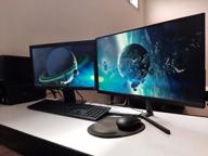 img 1 attached to 🖥️ CRUA G220A 22" Black LED Computer Monitor with 1920X1080P, 75Hz, Flicker Free, Blue Light Filter, and Frame Technology Ports. review by David Hilzer
