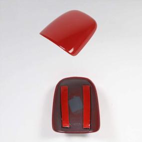 img 3 attached to Red ABS Voodonala Gear Shift Trim Knob For 2015-2022 Dodge Charger And Challenger