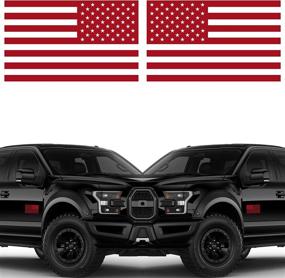 img 4 attached to Northern Dock American Bumper Sticker Exterior Accessories best on Bumper Stickers, Decals & Magnets