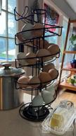 img 1 attached to Sleek And Stylish Egg Skelter: Spiral Design Stainless Steel Dispenser Rack For Convenient Storage And Display In Silver review by Tony Nicholas