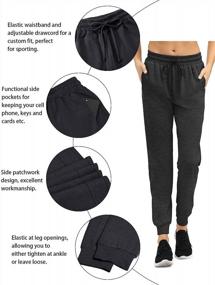 img 1 attached to Fulbelle Women'S Cotton Sweatpants: Drawstring Joggers Yoga Pants W/ Pockets