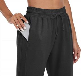 img 2 attached to Fulbelle Women'S Cotton Sweatpants: Drawstring Joggers Yoga Pants W/ Pockets