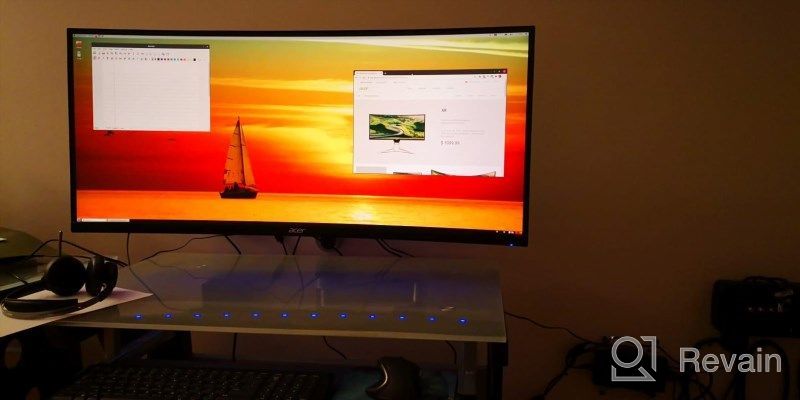 img 1 attached to Acer XR382CQK Bmijqphuzx: The Ultimate 37.5" Curved Screen with Response Technology, 3840X1600P, and 75Hz review by Ryan Gould