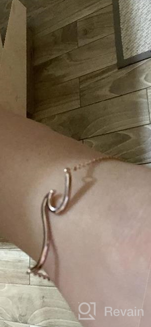 img 1 attached to 🌊 CSIYAN Wave Anklet Bracelet: Stylish Charm Jewelry for Women & Teens, Perfect for Summer Surfer Beach Look! review by Kara Torres