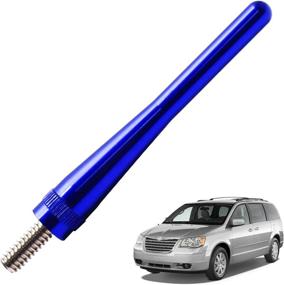 img 4 attached to Enhance Your Chrysler Town & Country 🚗 2008-2016 with JAPower Replacement Antenna – 3.2 inches-Blue
